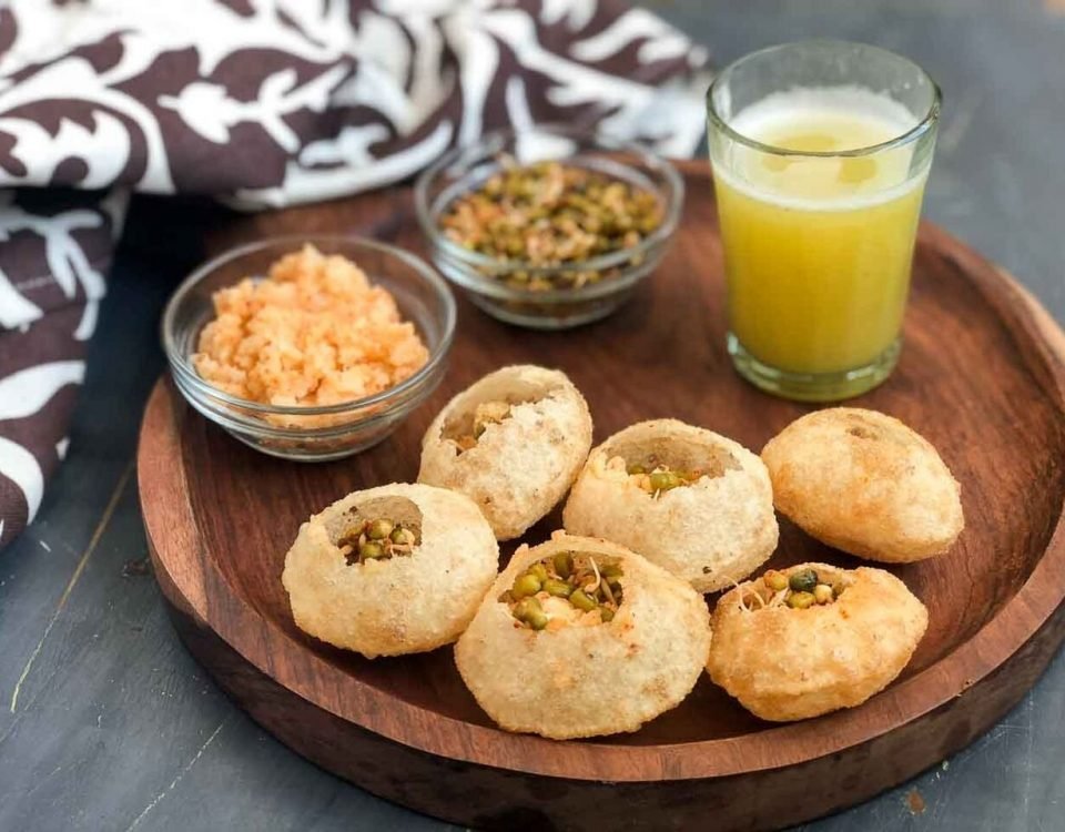Pani Puri Recipe ( water & Stuffing) – Spice Up The Curry